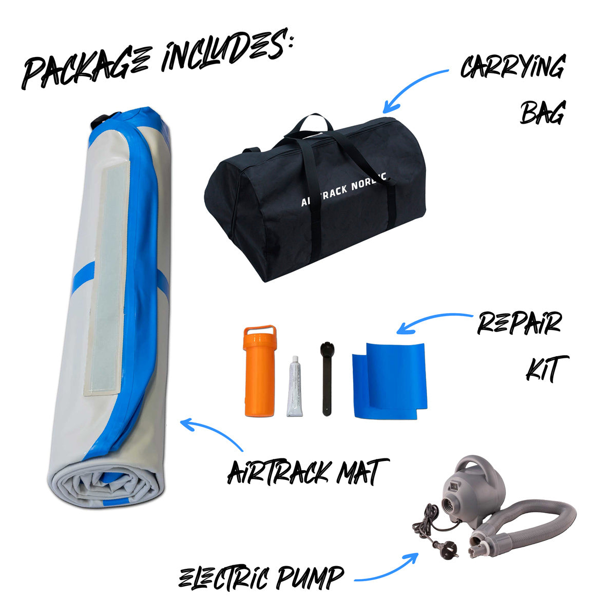 
              AirTrack Nordic Deluxe Wide, 3-16m