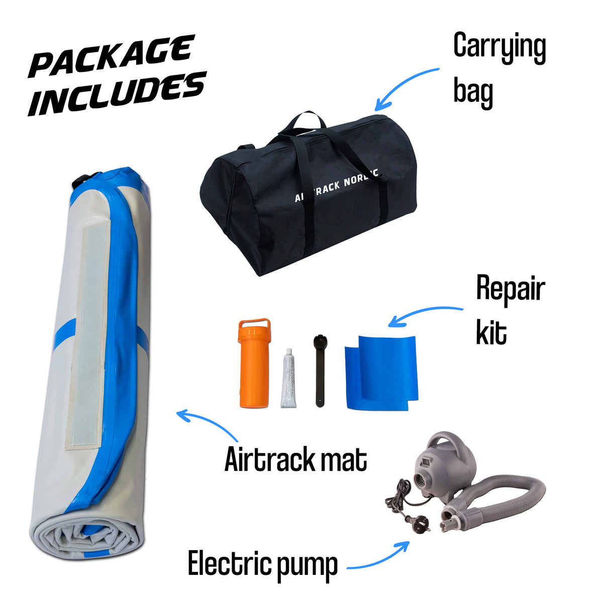 
              AirTrack Nordic Gym Wide, 3-12m